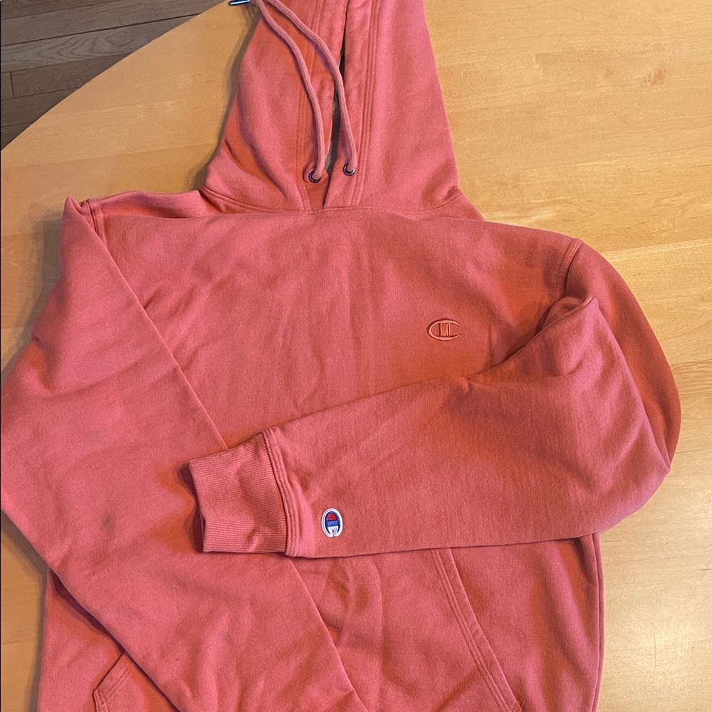 Champion Men's Coral Hoodie Sweater